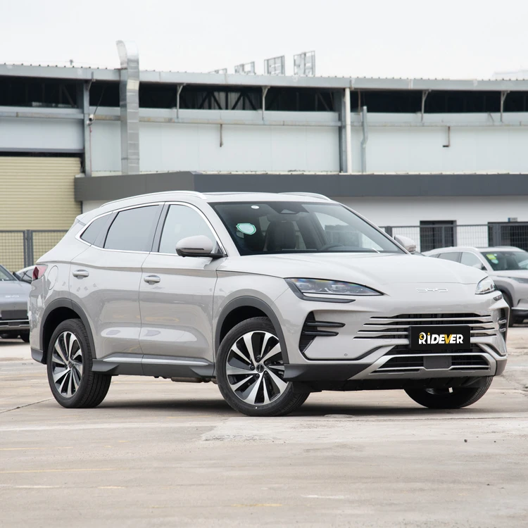 High Speed Electric Car Song Plus Upgrade Dmi 150km Long Range Life Hybrid 5 Seats SUV New Auto Car Made in China Stock EV Car