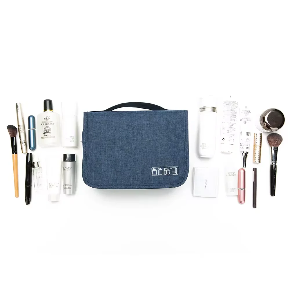 Hanging Toiletry Bag Organizer Hygiene Dop Kit with Hook Travel Accessories Bathroom Makeup Cosmetic Bag for Men and Woman
