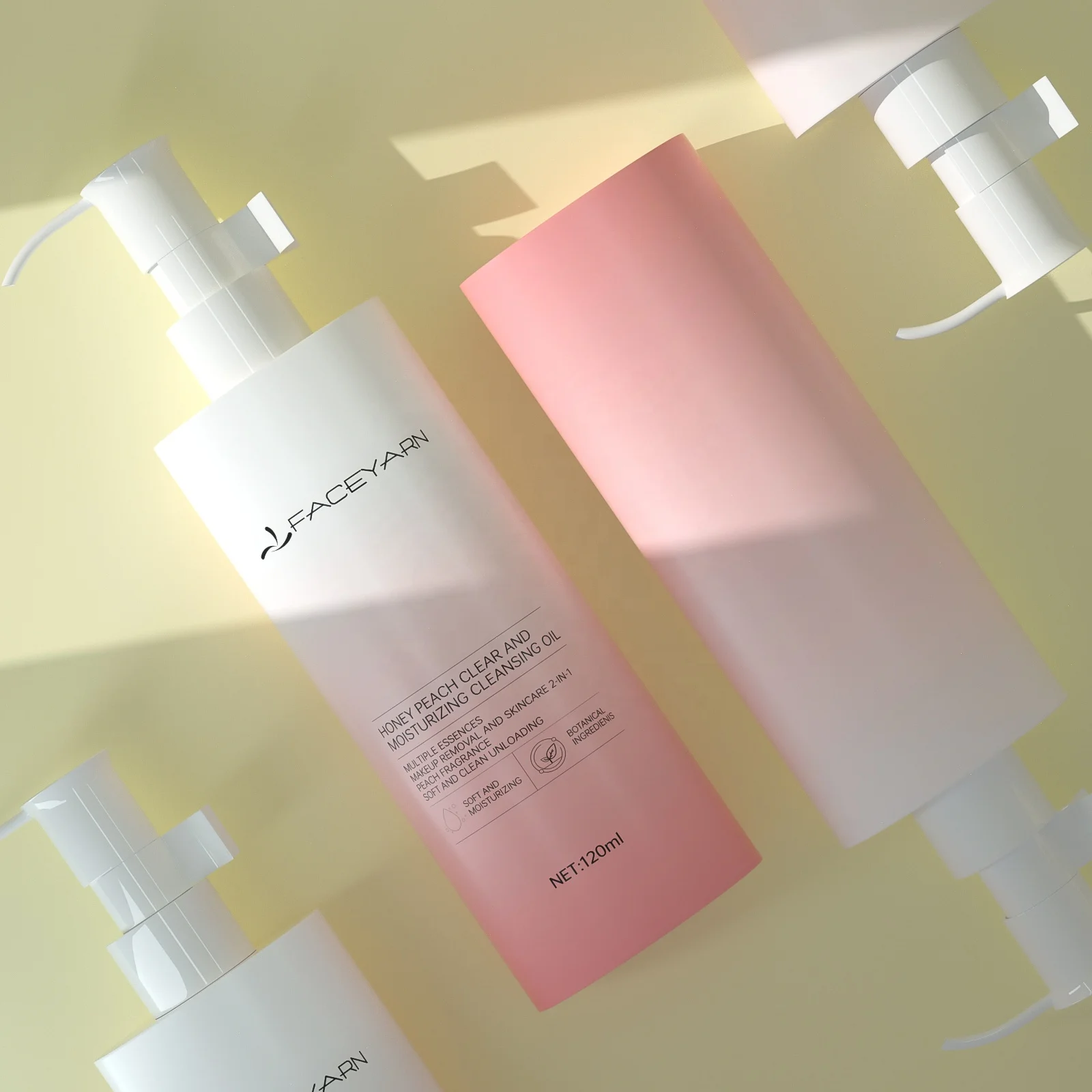 OEMODM Peach Moisturizing Cleansing Oil 120ml natural ingredients Private custom makeup removal oil jojoba olive