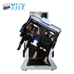 YHY 360 Degree Rotation 5KW Motor virtual reality roller coaster 2 players game machine vr 360 two seats