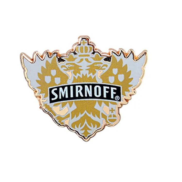 Factory price customizable stainless steel clothes metal pin badges