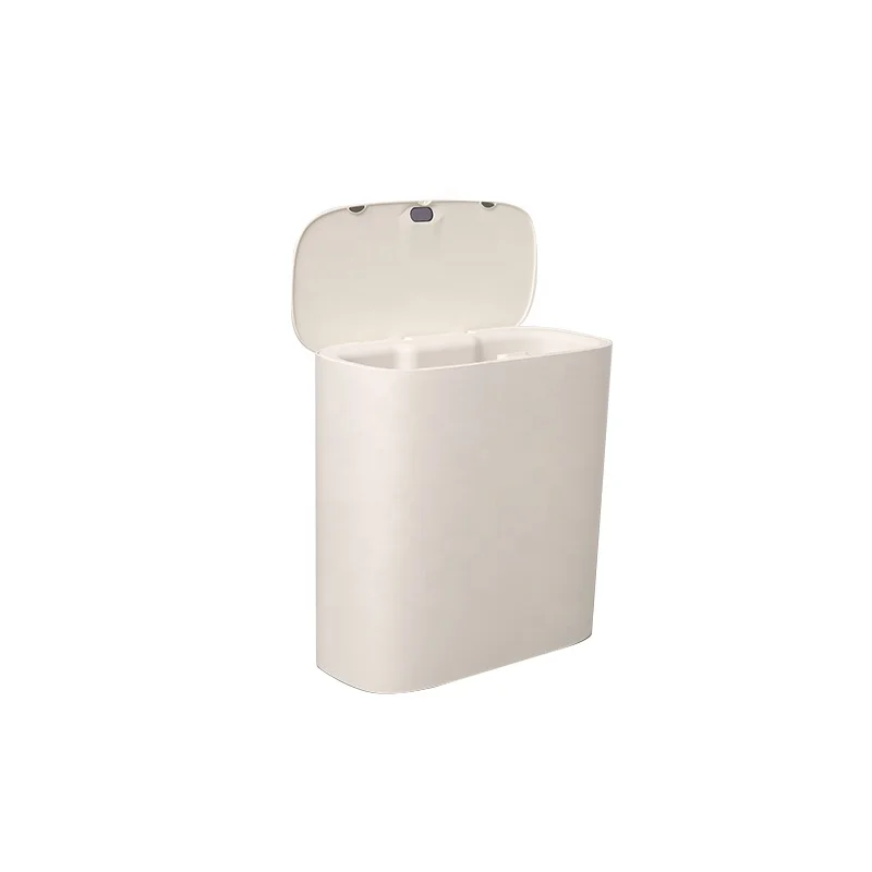 Meare 11L plastic smart waste bins wastebasket novel design wholesale price bathroom trash bin