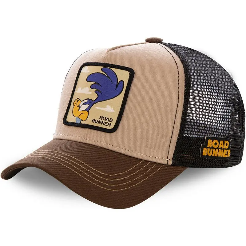 Hot selling cartoon baseball cap Summer net hat Rabbit Duck hat 3D embroidery custom 100% cotton mesh American trucker hat