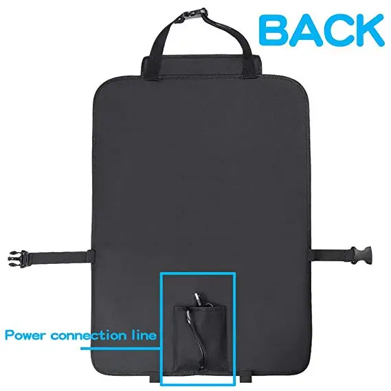Wholesale Auto Car Seat Back Pocket Organizer with Tablet Ipad Holder 4 USB Ports for Cellphones car seat back organizer