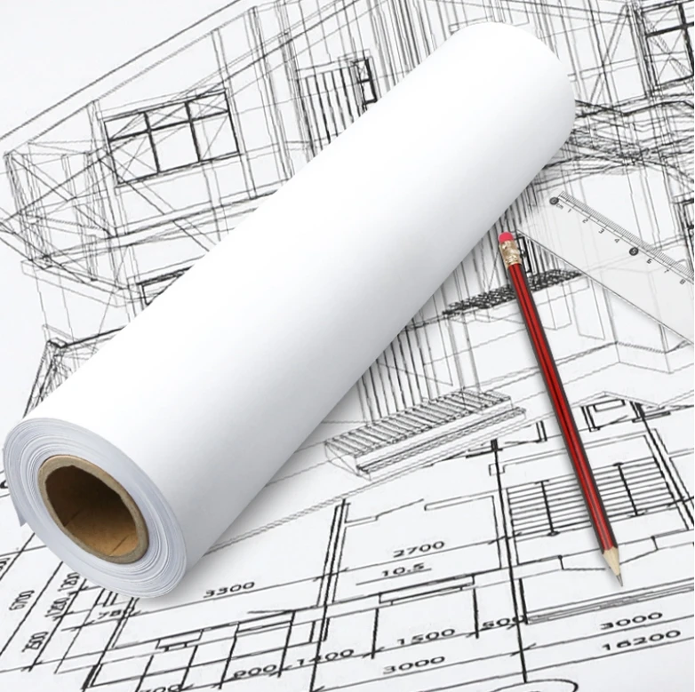 CAD/CAM plotter paper rolls for fabric auto cutting room