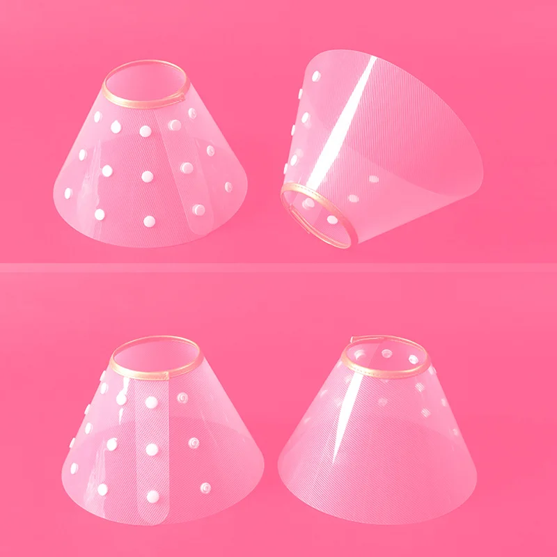 Recovery Pets Cone Elizabeth Collar Soft Plastic Snap Puppy Protective Collars Dog Pet Elizabethan Collar
