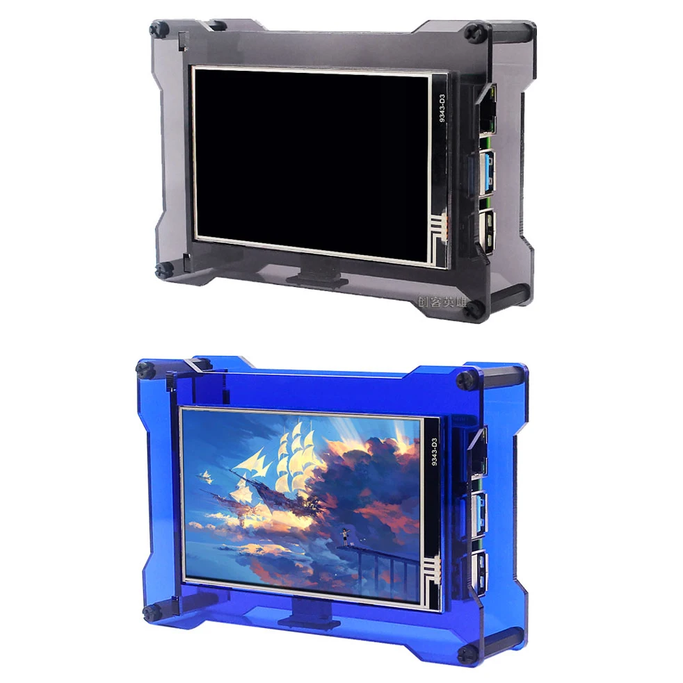 4.0 inch High-Speed Touch Screen Display 800x480 TFT LCD SPI Monitor for Raspberry Pi 4 3 2 A, A+, B, B+, HDM Factory