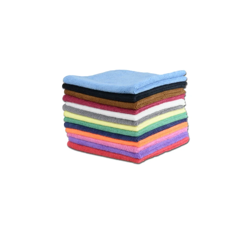 Topwill 30*30cm 400gsm Amazon Hot Sell Custom Logo Thick Microfiber Sunglass for Car Wash Floor Towel Cleaning Microfiber Cloth