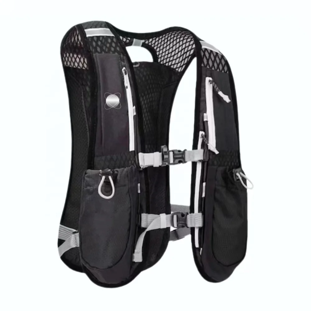 Custom Outdoor Sports Marathon Hiking 5l Water Bag Lightweight Hydration Pack Multi-functional Trail Running Vest