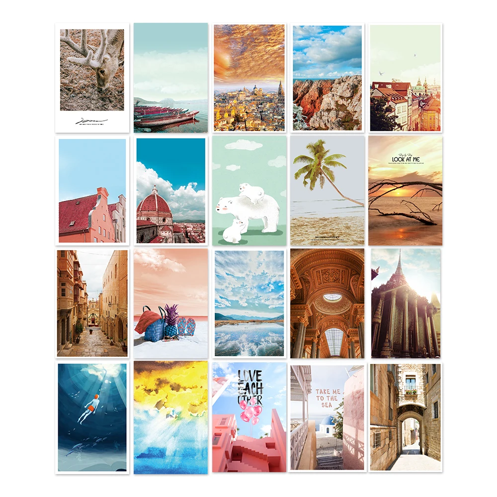 Фабрика пользовательских размеров печатные поздравительные винтажные открытки благодарственные печать открыток