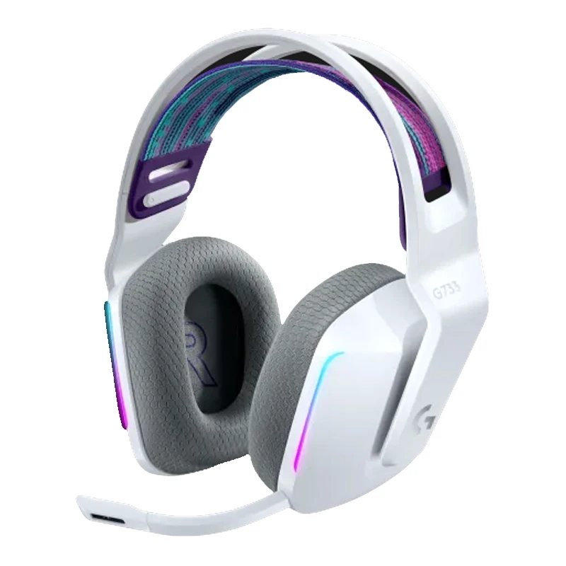 Original Logitech G733 LIGHTSPEED Wireless RGB Gaming Headset X 2.0 surround sound PRO-G DTS Headphone For Computer Gamers