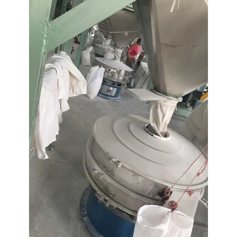 Powder granule multi-function rotating sieve 400 mm Juice Separator glutinous rice flour Rotary Vibrating Screen Sieve