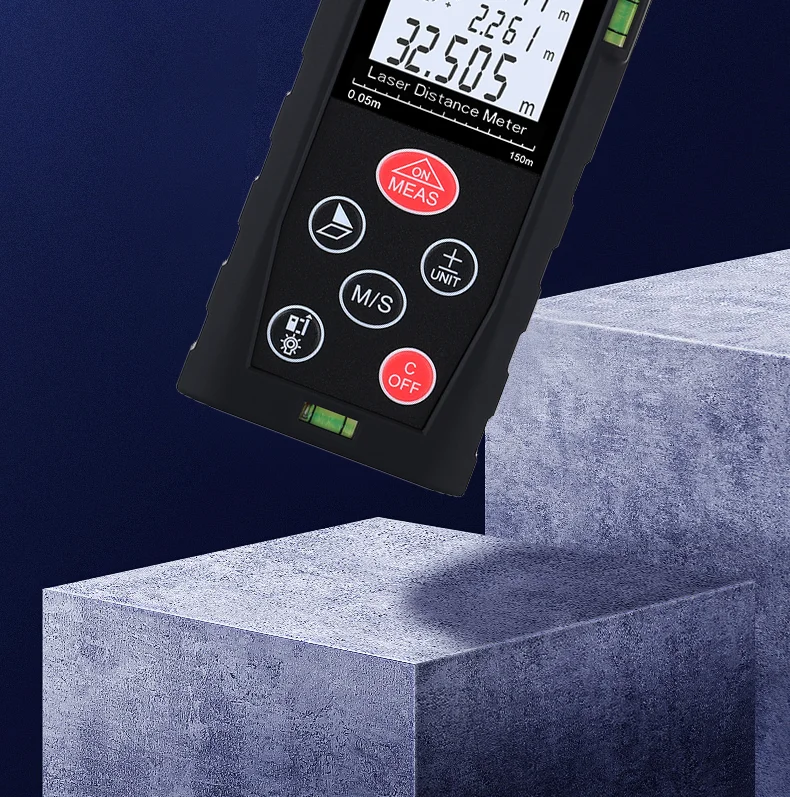 2022NEW 120m Handheld Laser Distance Meter 40m 60m 100M Smart Laser Range finder Customized available with High accuracy