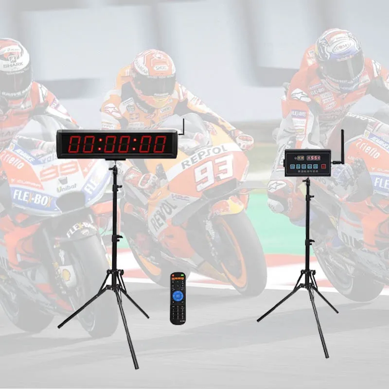 Wireless Laser Timing System for 4 Tracks Competitions Record The Time of Each Track Outdoor Lap Racing Timer Race Running Timer