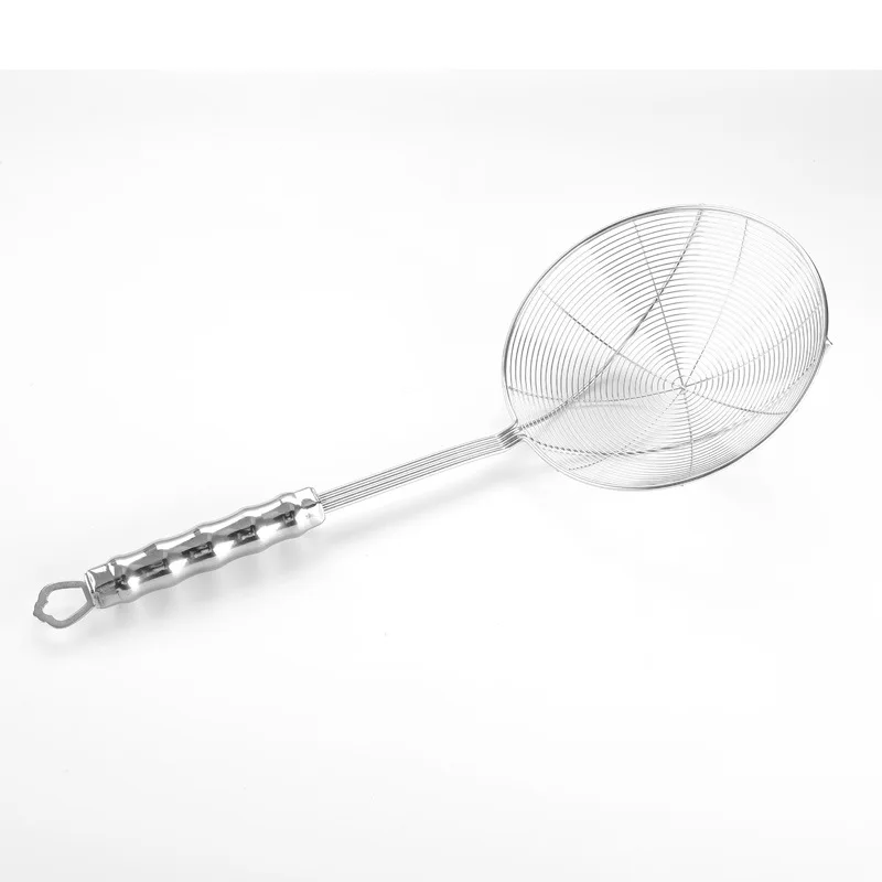 Food grade filter fried food oil noodle strainer fine mesh strainer colander stainless steel pasta strainer