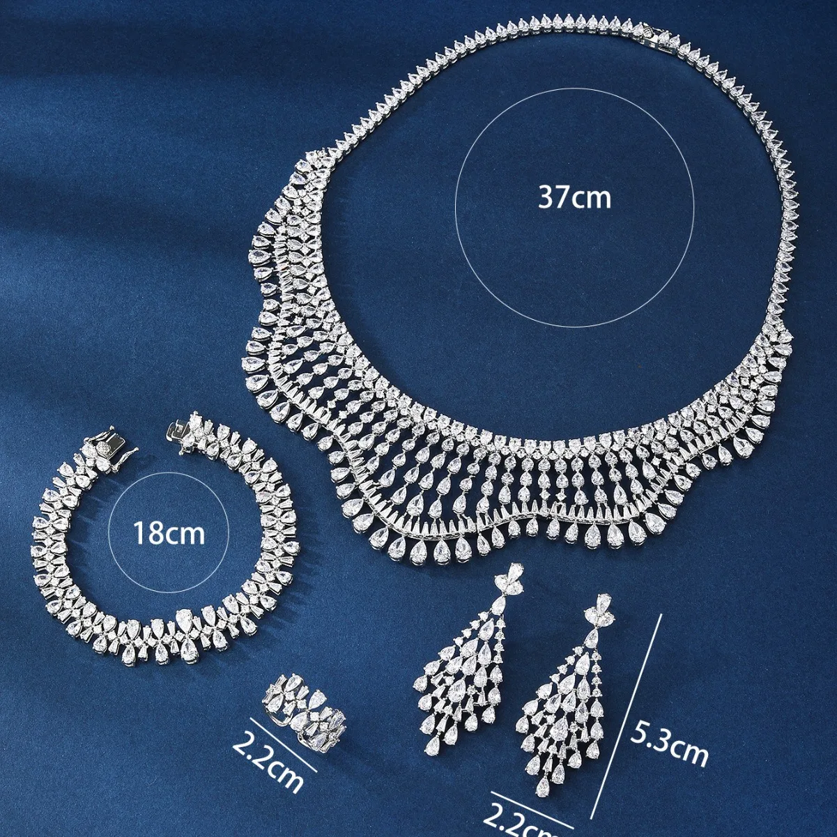 Изысканные Ювелирные наборы 18k позолоченные креативные дизайнерские ювелирные Дубай изделия милые для женщин