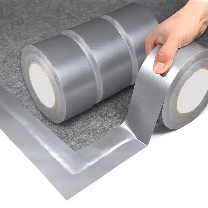 Factory Wholesale Double-sided easy-to-tear double-seam adhesive waterproof fabric carpet duct tape