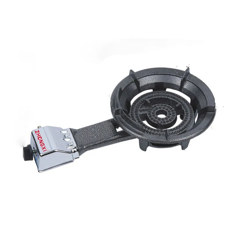 Cast iron burner gas stove for steel gas cooker commercial durable strong firepower gas cooktop for cooking