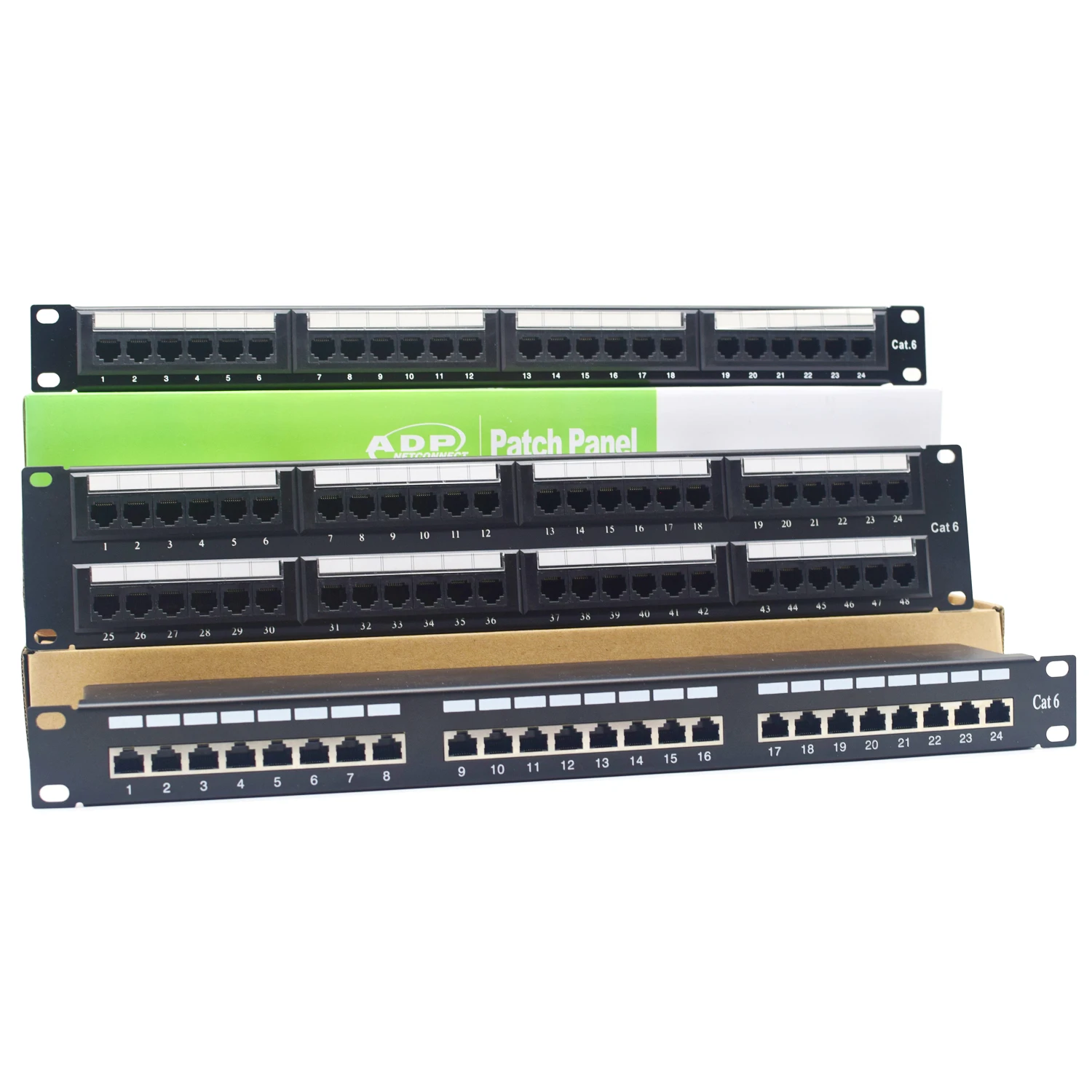 Патч-панель UTP Cat5e патч-панель Cat6 24