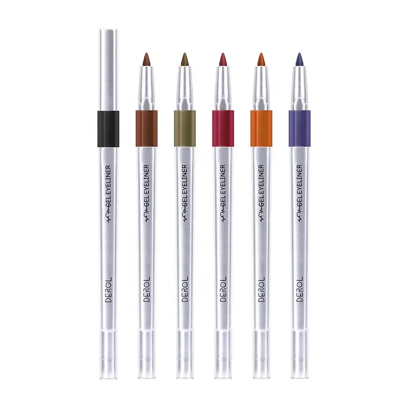 Custom Eyeliner Glue Pen Private Label Colored Eyeliner Pencil Smooth Waterproof Gel Eyeliner Pencil