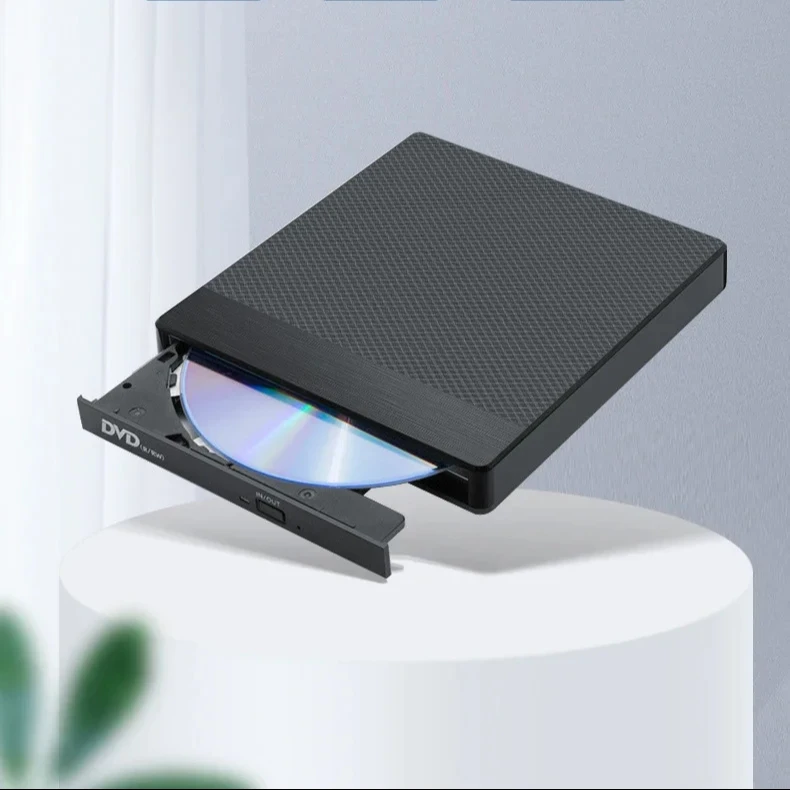 DVD RW CD Type C/USB3.0 External BluRay DVD CD Drive Burner Reader Optical Drive with Type C USB SD TF Card Reader
