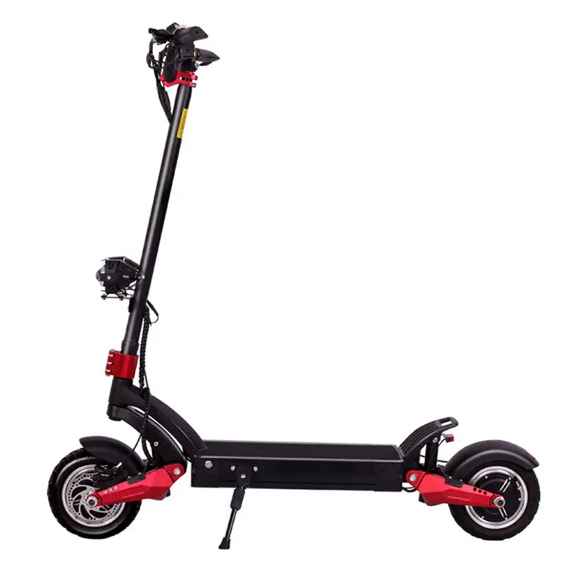 10 Inch Tire Fast Speed Powerful Dual Drive Road Foldable Electric Scooters For Adult