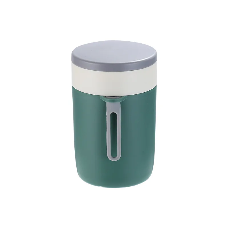 
Mini Japanese-style Breakfast Cereal Packaging Stainless Steel Vacuum Cup Microwave Soup Cup With Hanldle 