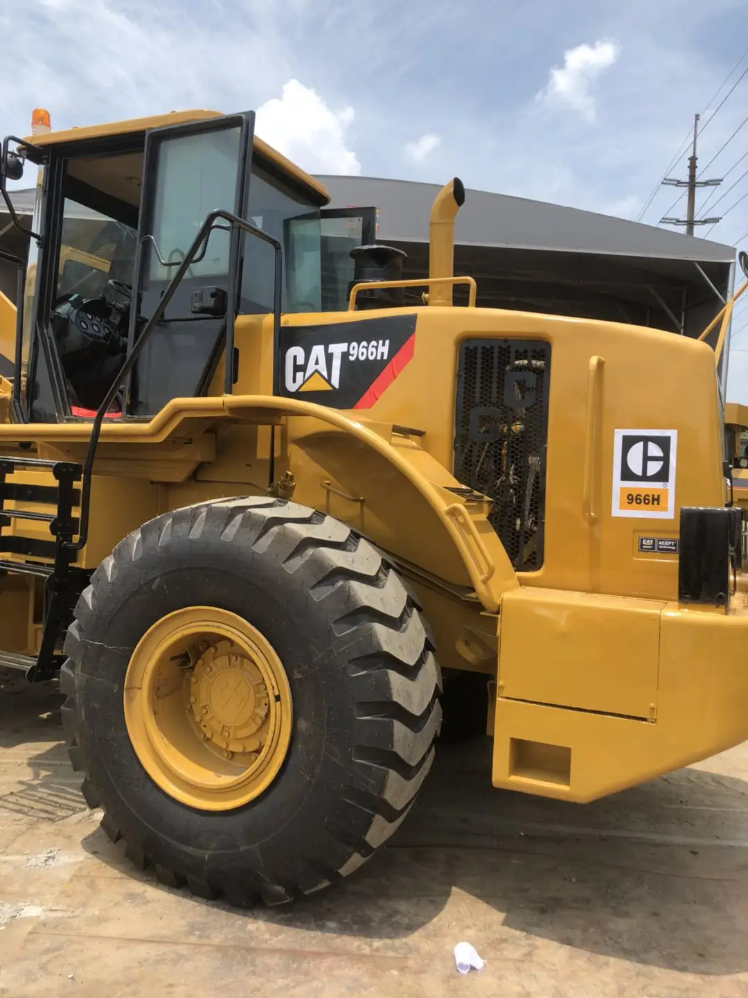 good price machine used Wheel front loader cat 966H Wheel loader heap price Caterpillar used cat 966H wheel loader
