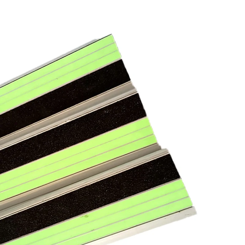 Hot Sale Aluminium Solid Stair Nosing Support customization Luminous stair anti-slip strip