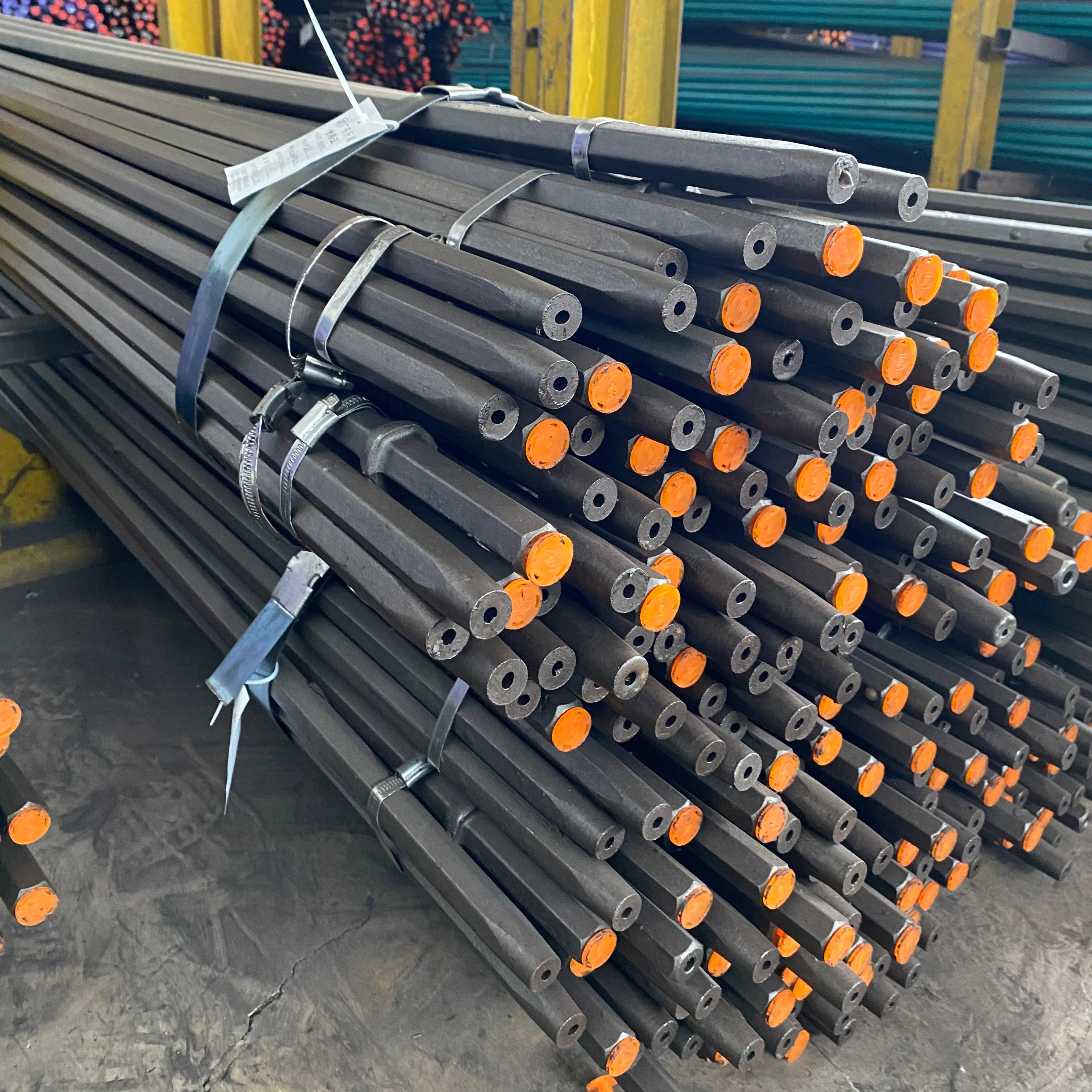 china factory wholesale small hole drilling rod manufacturer Rock Tools h22 h25 108mm Tapered Drill Rod