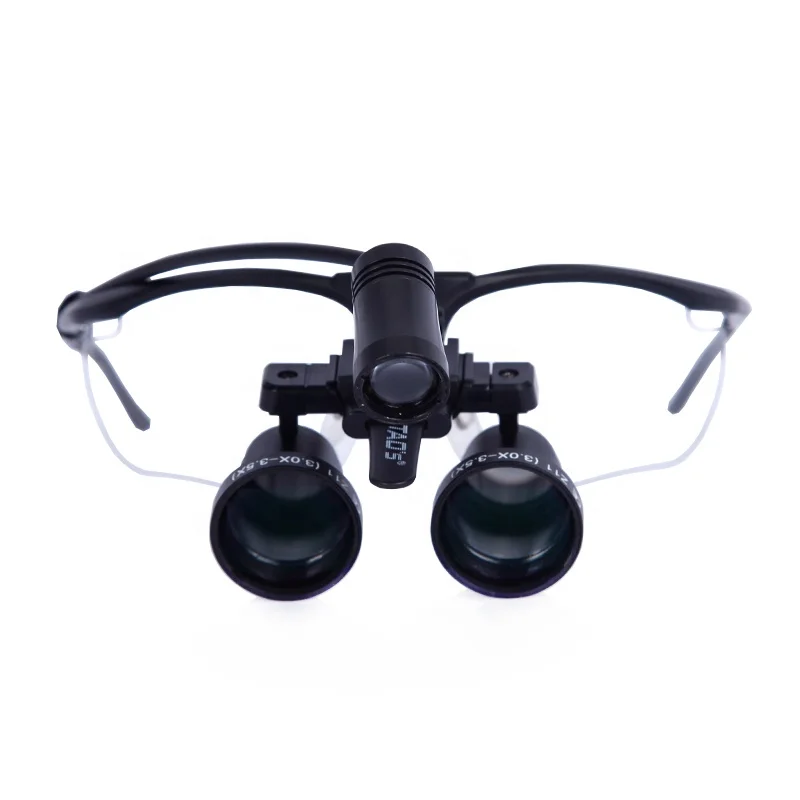 Тао регулируемое увеличение хирургические стоматологические лупы Z11 3.0X - 3.5X с новым светодиодным индикатором 21x