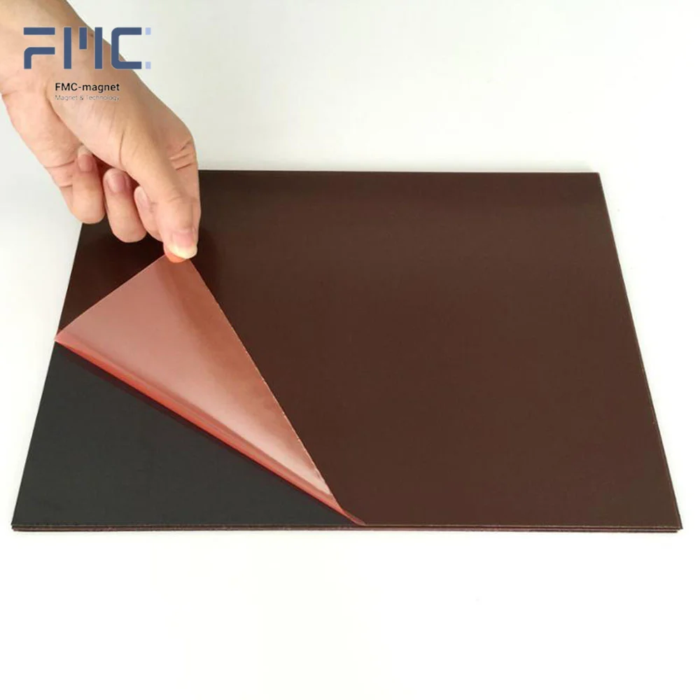 Wholesale Multifunctional Plastic Flexible Self Adhesive Rubber Magnets Flexible Magnetic Car Waterproof Vinyl Coating