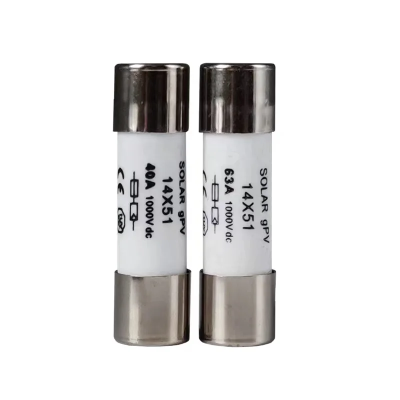 Fuse Link 10X38mm PV Solar  15A, 1000VDC, 20KA, gPV,   ceramic fuse indicator strike IEC 60269 Ferrule Fuses