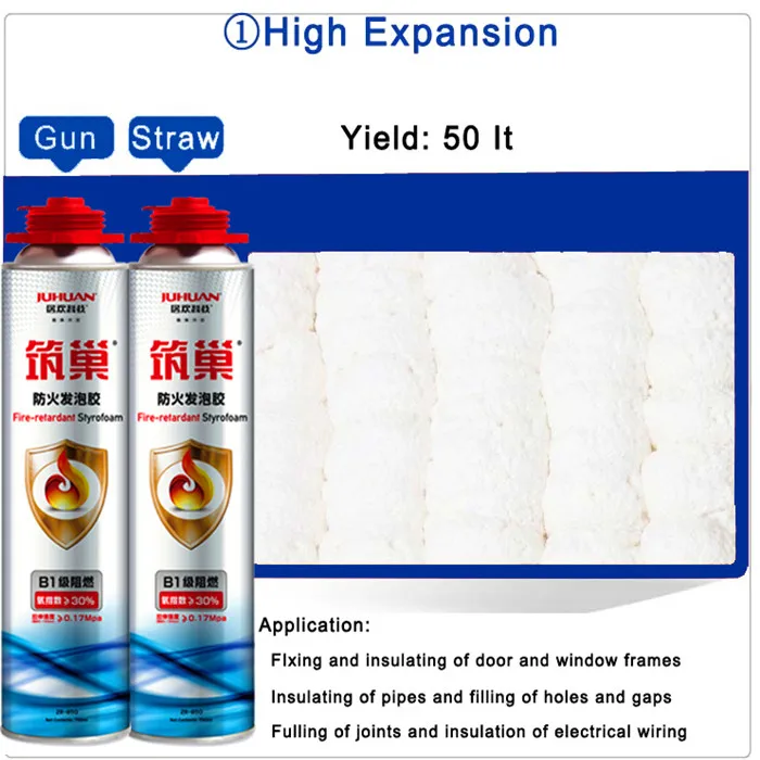 Oem Anti Fungus Non-Flammable Flame Retardant Polyurethane Foam