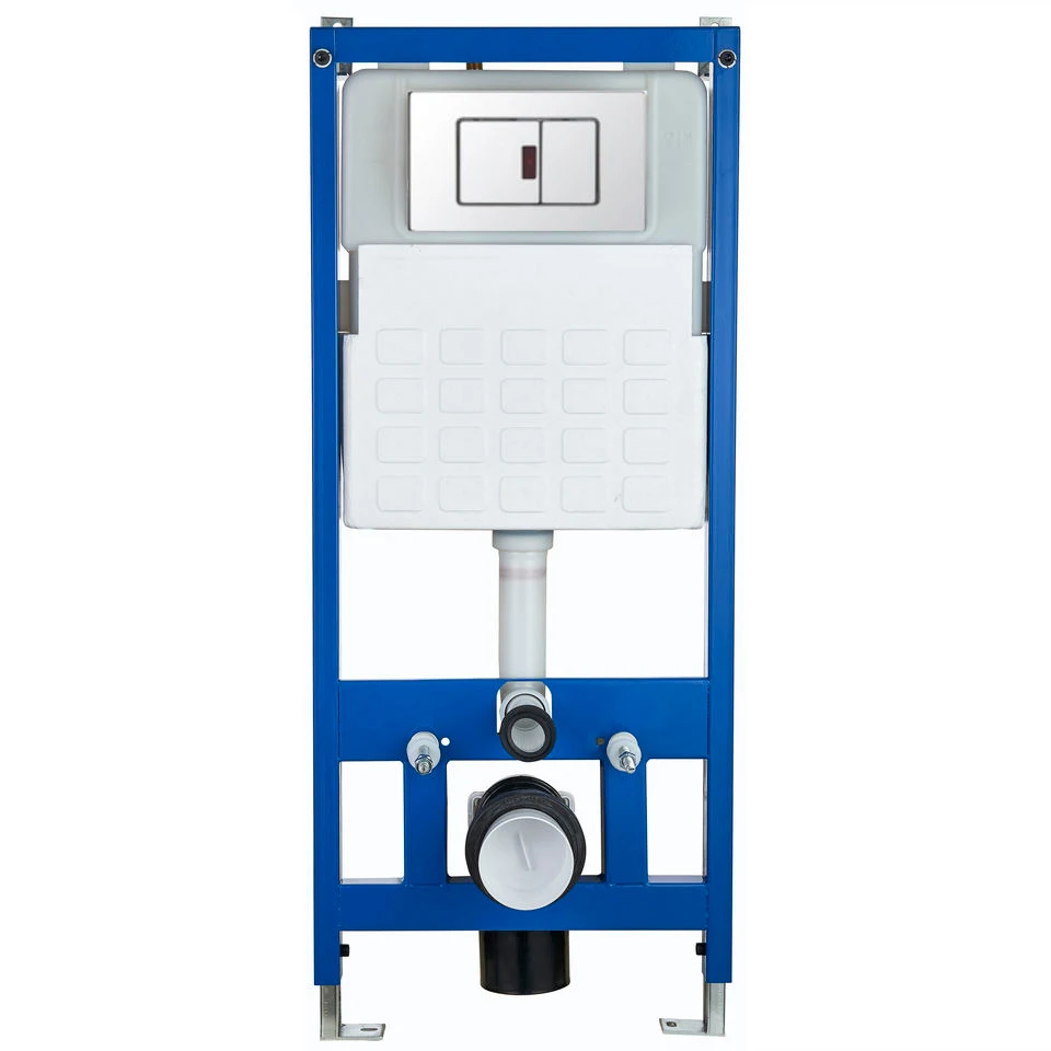 Bathroom fine quality cheap wc sanitary ware Infrared ray induction gravity flushing wall hung smart toilet hide tank