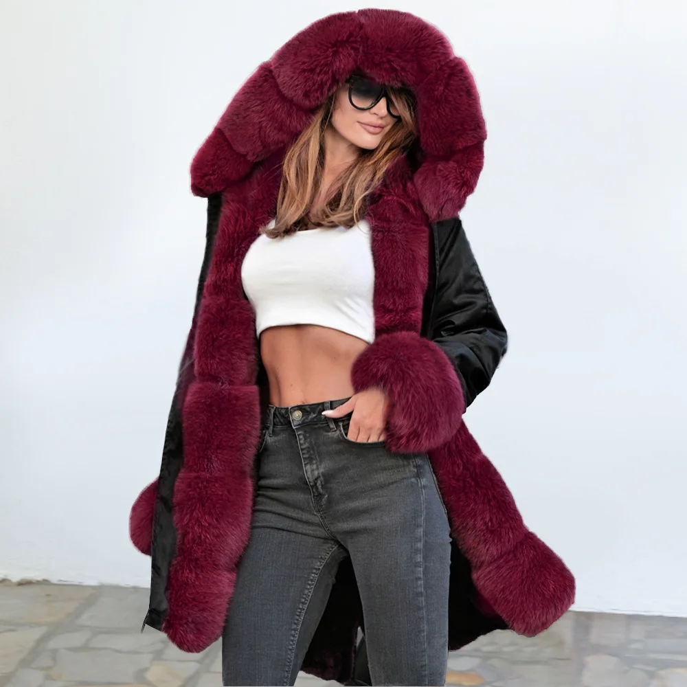 
Hot sale wholesale women winter bubble coats warm thick long camouflage puffer jacket with big pockets 