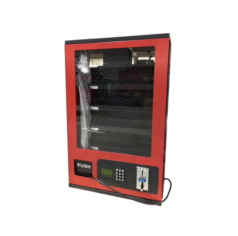 Wholesale Price Wall-Mounted Mini Coin Operated Vending Machine For Restaurant And Hotel