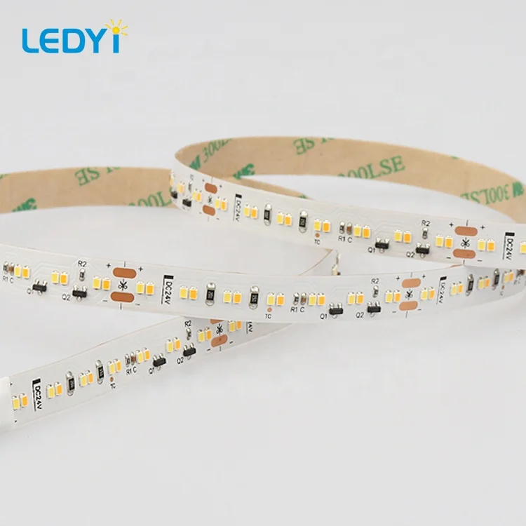 LEDYi factory PWM dim to warm SMD2216 224leds 3000K to 1800K Dim to warm Led Strip