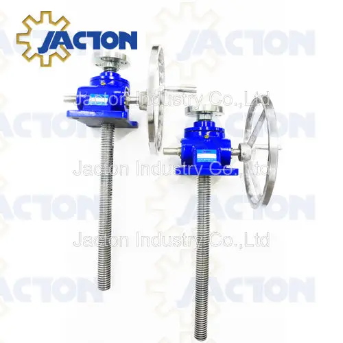 Jacton manual operation screw jack push out 8 directions manual screw jack 5ton