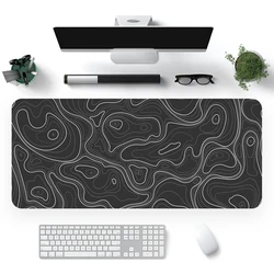 Manufacture Large Stripe Computer Mouse Pad Custom Anti-Slip Rubber Gaming Mouse Pad