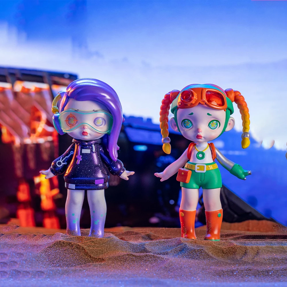 2023 Original Laura Cyberpunk Series Blind Box Toys Mystery Box Pop Mart Figure Model Girl Birthday Gift