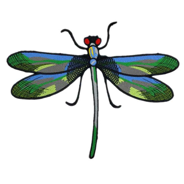 Manufacturer Custom Embroidery Patch Applique Embroidered Big Patch For Clothing