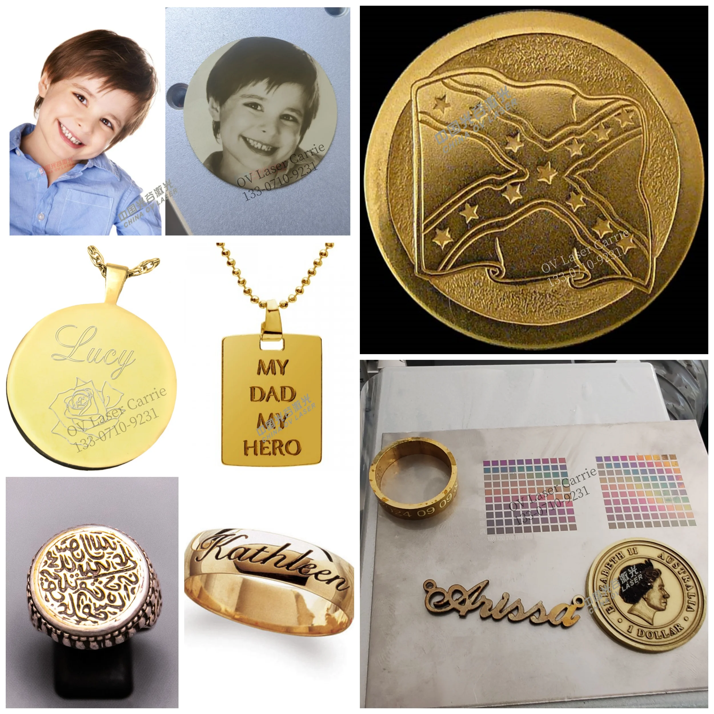 portable mini JPT 3D 20w 30w 50w 100w mopa color raycus Fiber/Uv/Co2 laser marking machine price for gold jewelry metal plastics