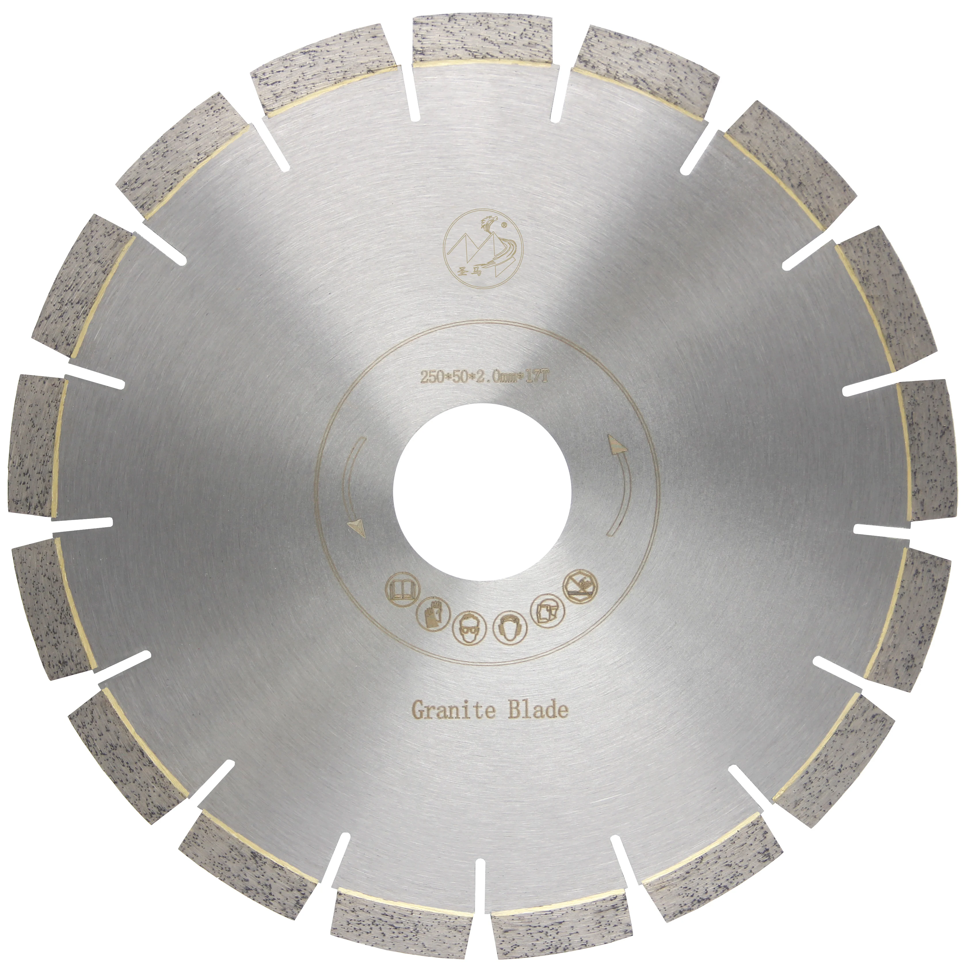 250-800mm silent core granite diamond circular saw blade cutting disc for bridge cutting machine