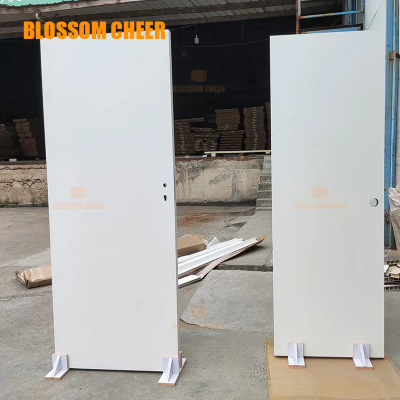 Hot Sale Design Water-Proof Anti-corrsion Mold White Color Interior Washroom Room Bathroom Toilet WPC Door For Houses Internal