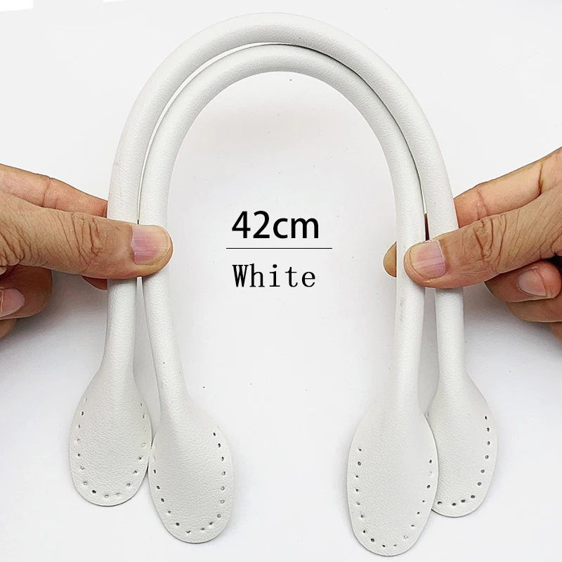 Leather Purses Straps with Ear Shape End DIY Hand Making Accessories for Purse Handbag Wallet Leather Bag Handles