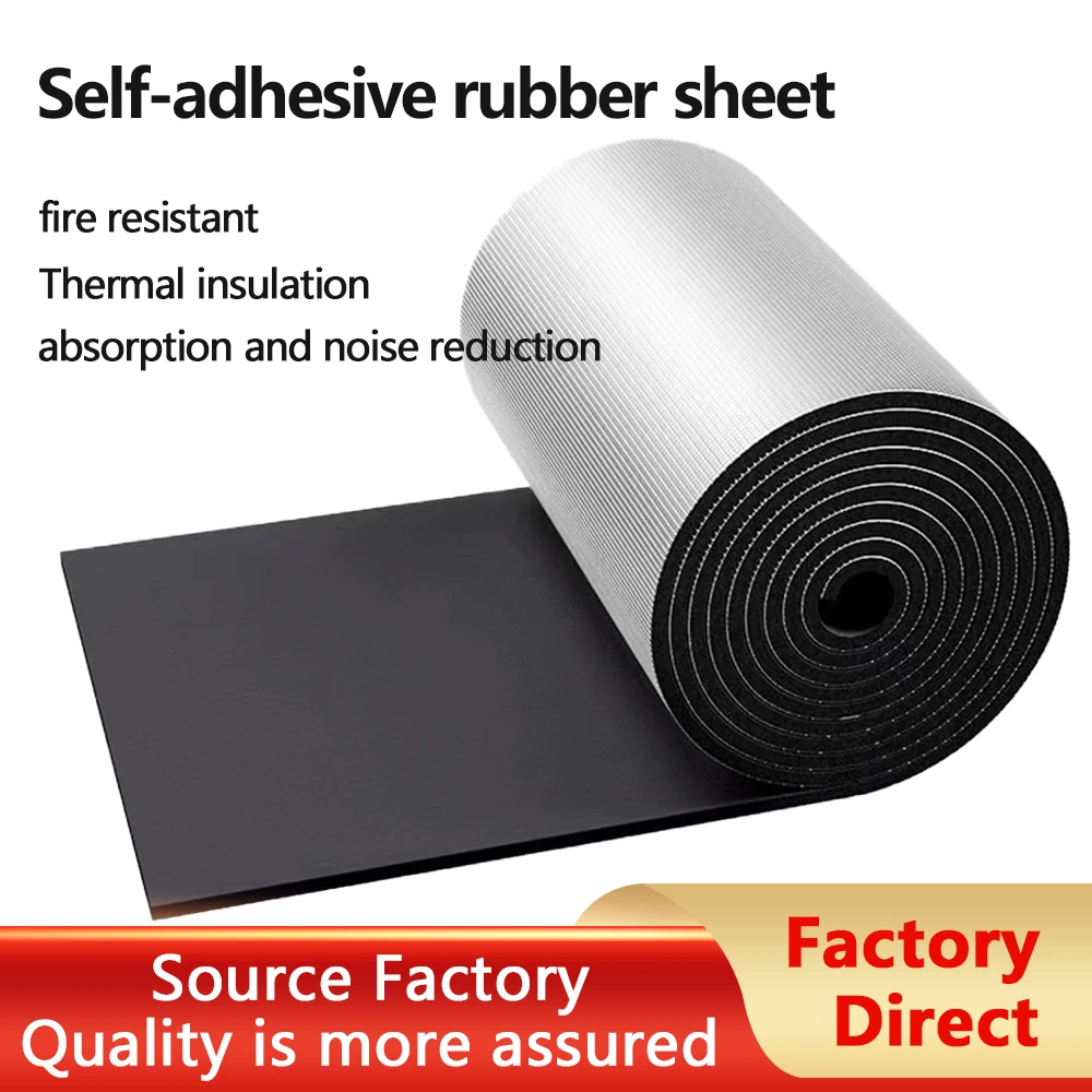 Funas High quality customized B1 level fireproof, thermal insulation insulation rubber foam roll