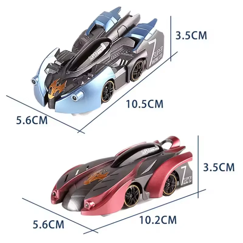 AiJH Brinquedo Watch Remote Control Car 2.4G Gravity Antigravity Machine Auto Wall Climbing 360 Rotating Stunt RC Car