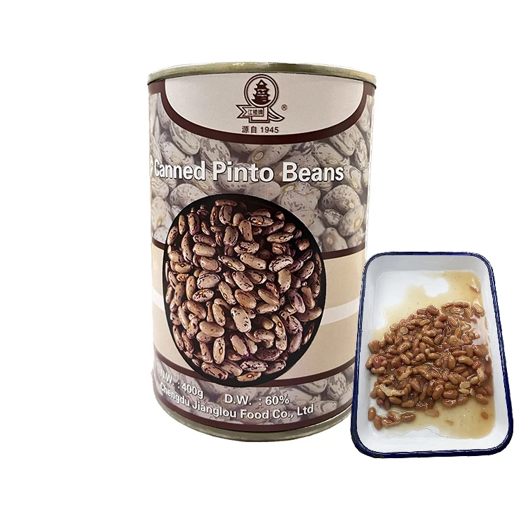 Wholesale canned pinto beans in round tin nutritious delicious vegetable food