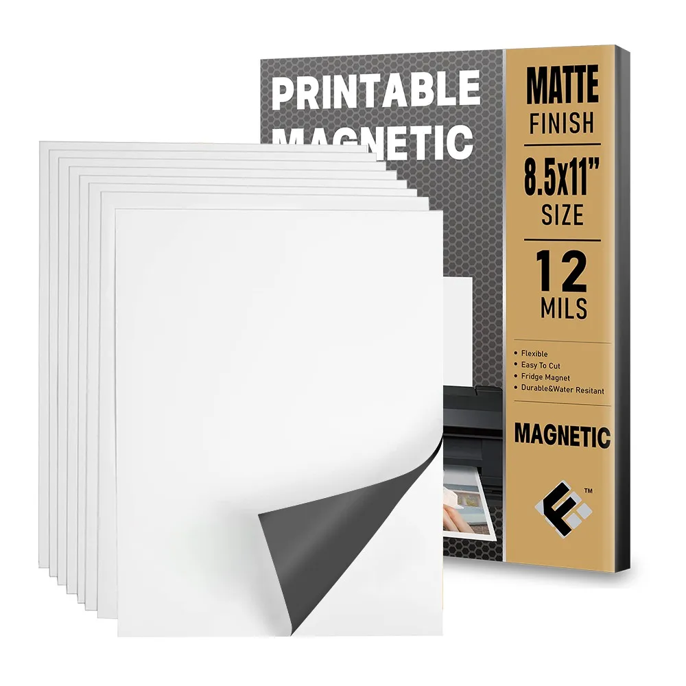 0.5Mm Shiny Shielding Thick Printing Rainbow 8X11 Magnetic Logo Paper Magnets Fridge Wholesale 0.6Mm Magnet Sheet Logo Printing